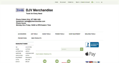 Desktop Screenshot of djvmerchandise.com