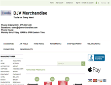 Tablet Screenshot of djvmerchandise.com